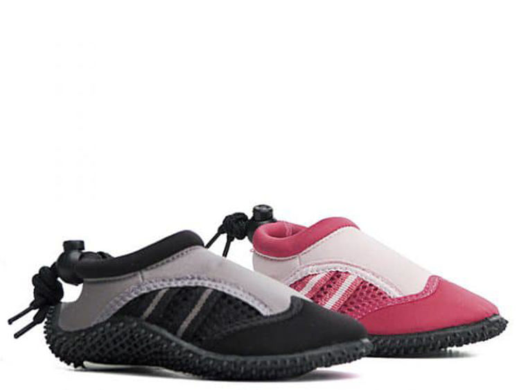 Picture of B355750 SWIMWEAR RUBBER SOLE NON SLIP SHOES PINK/BLACK